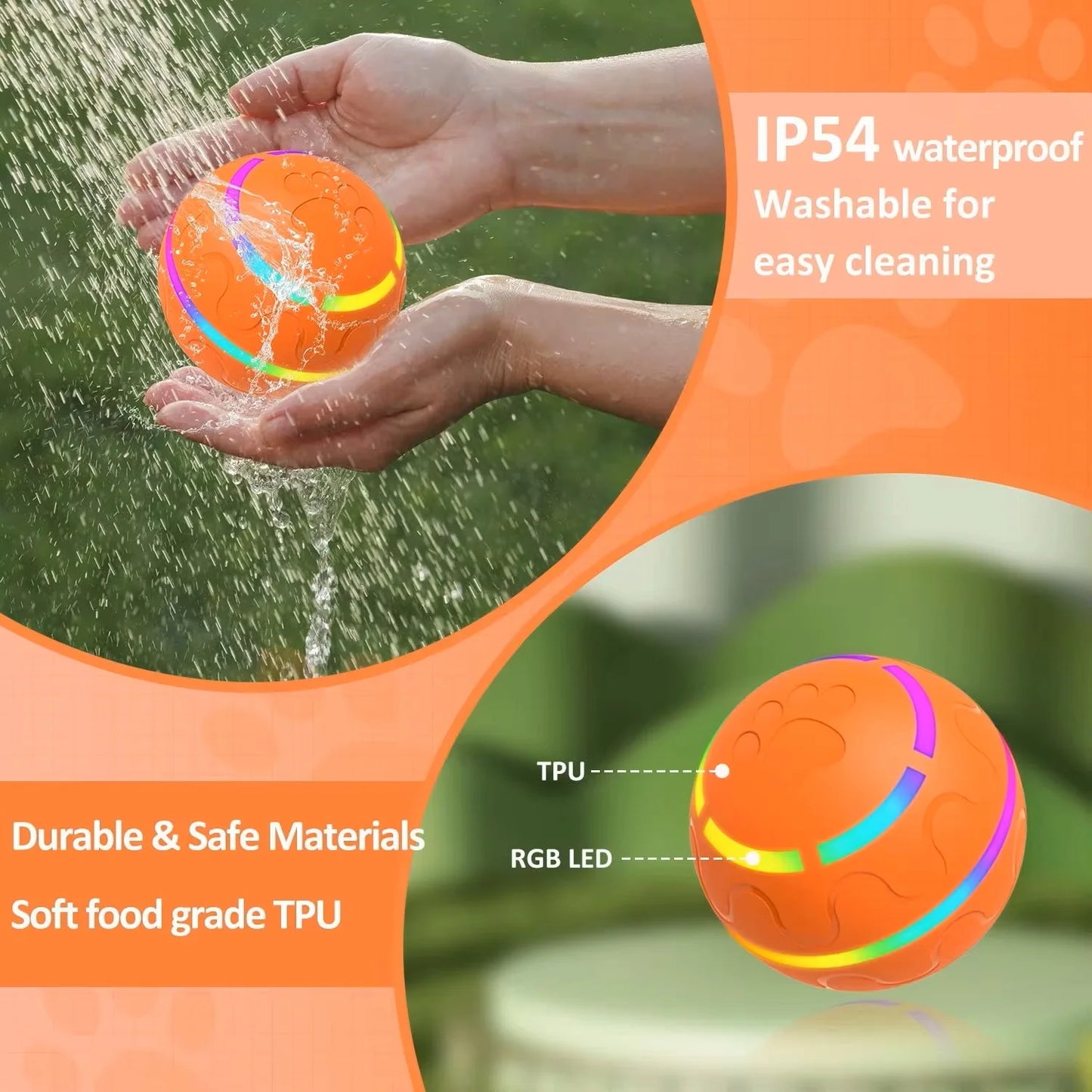 Interactive USB Charging LED Light Auto Electric Moving Remote Control