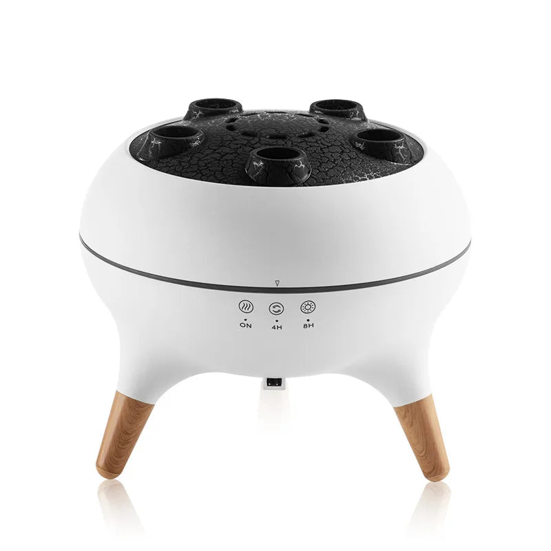 3D Simulated Flame Aromatherapy Diffuser Timing Jellyfish Spray Dynami