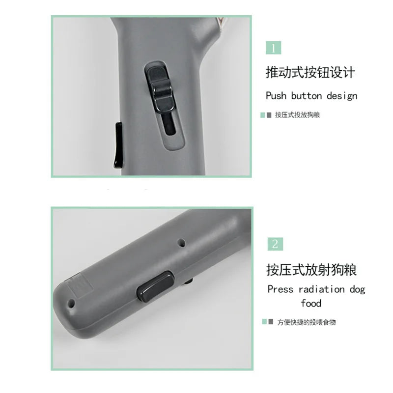 Automatic Waterproof Plastic Pet Snack Launcher Thrower for Dogs and C