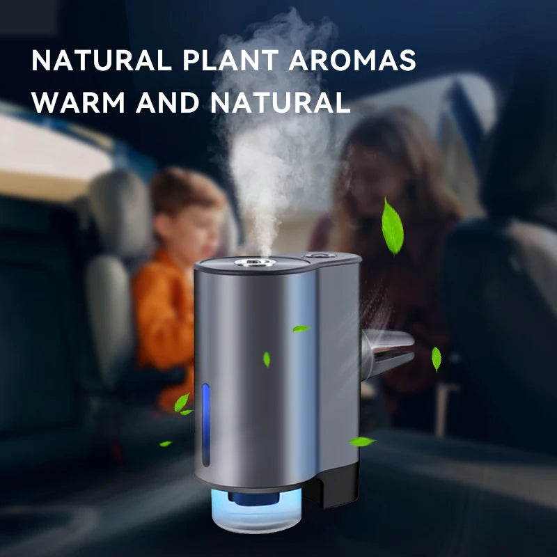 Automobilio drėkintuvas, eterinio aliejaus difuzorius, išmanusis automobilio oro aromaterapijos difuzorius