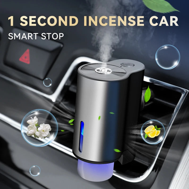 Automobilio drėkintuvas, eterinio aliejaus difuzorius, išmanusis automobilio oro aromaterapijos difuzorius